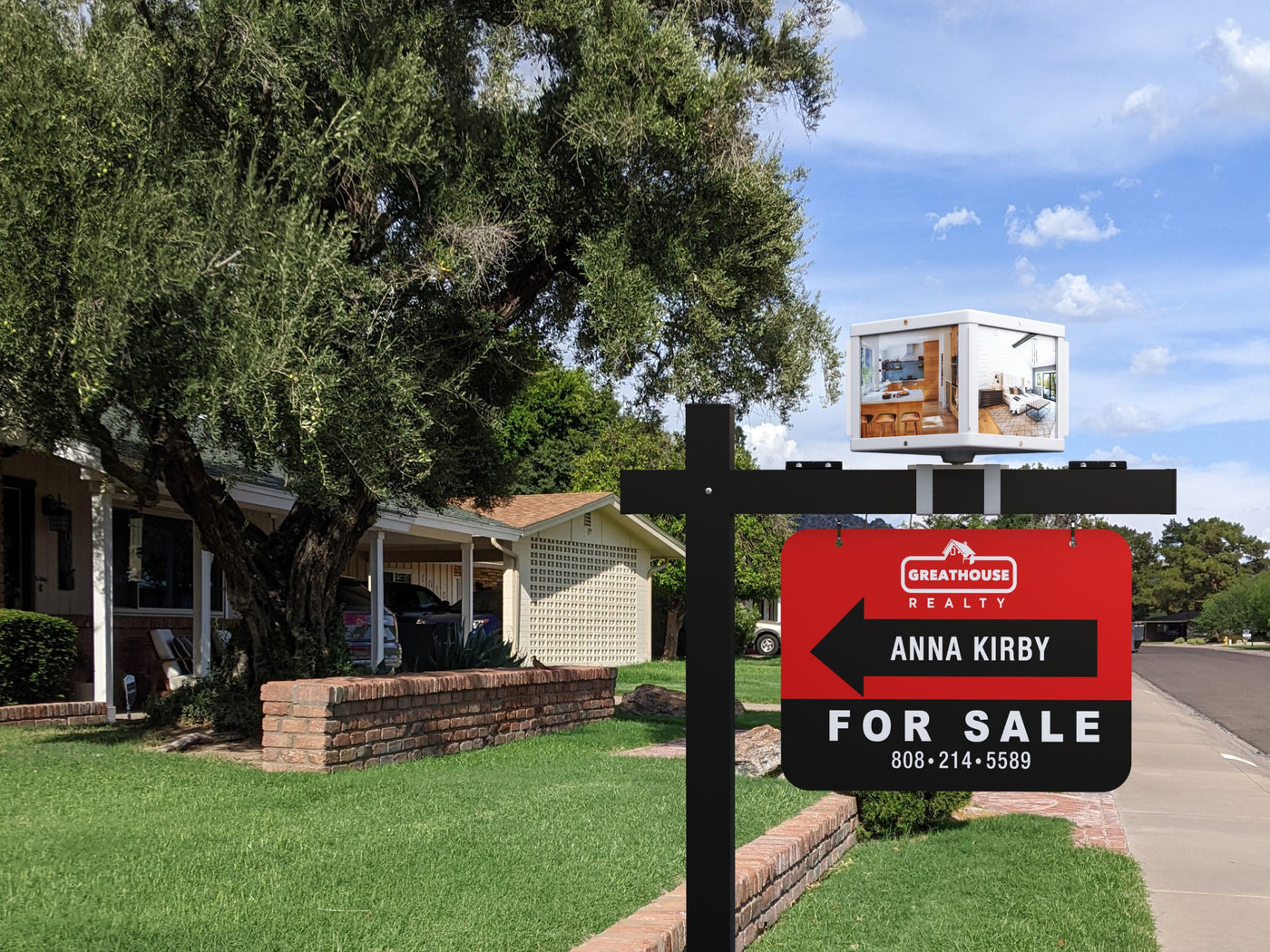 Real Estate Posts & Realtor Rotating Signs | SpinTopSigns
